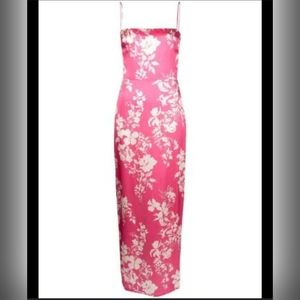 Reformation Frankie silk dress